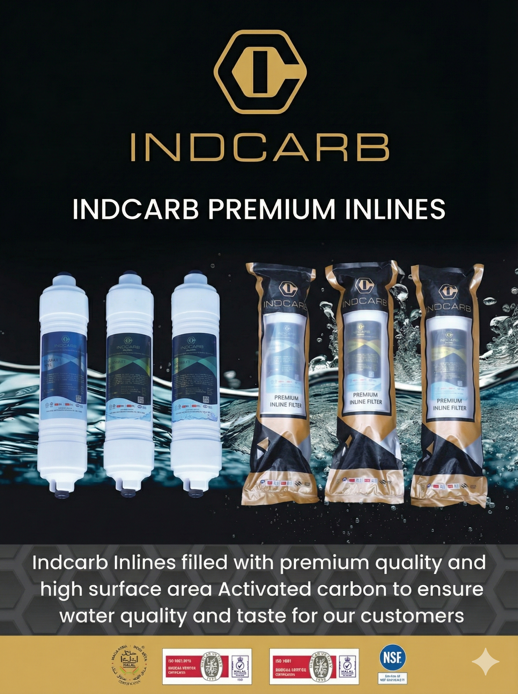 Premium quality inline filter